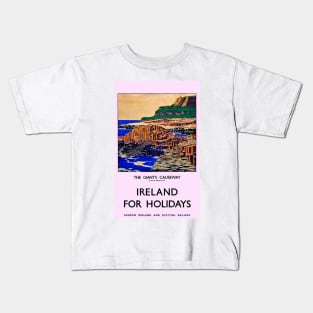 Vintage LMS Giants Causeway Poster Kids T-Shirt